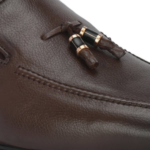 Egoss Gold Tassel Loafers for Men