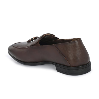 Egoss Gold Tassel Loafers for Men