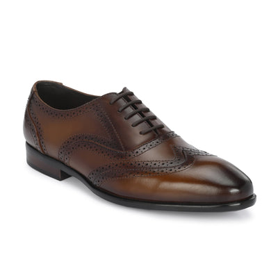 Egoss Platinum Lace Up Shoes For Men