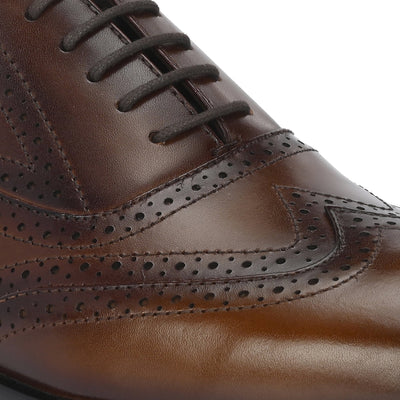Egoss Platinum Lace Up Shoes For Men