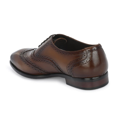 Egoss Platinum Lace Up Shoes For Men