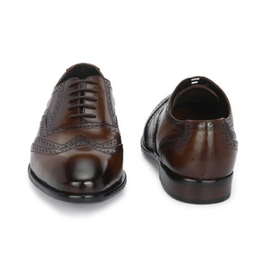 Egoss Platinum Lace Up Shoes For Men