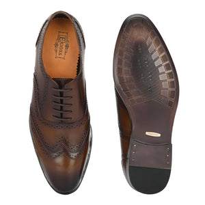 Egoss Platinum Lace Up Shoes For Men