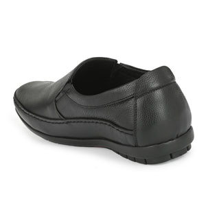 Egoss Leather Casual Slip On Shoes For Men