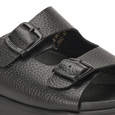 Comet Leather Slippers by Aspeerio