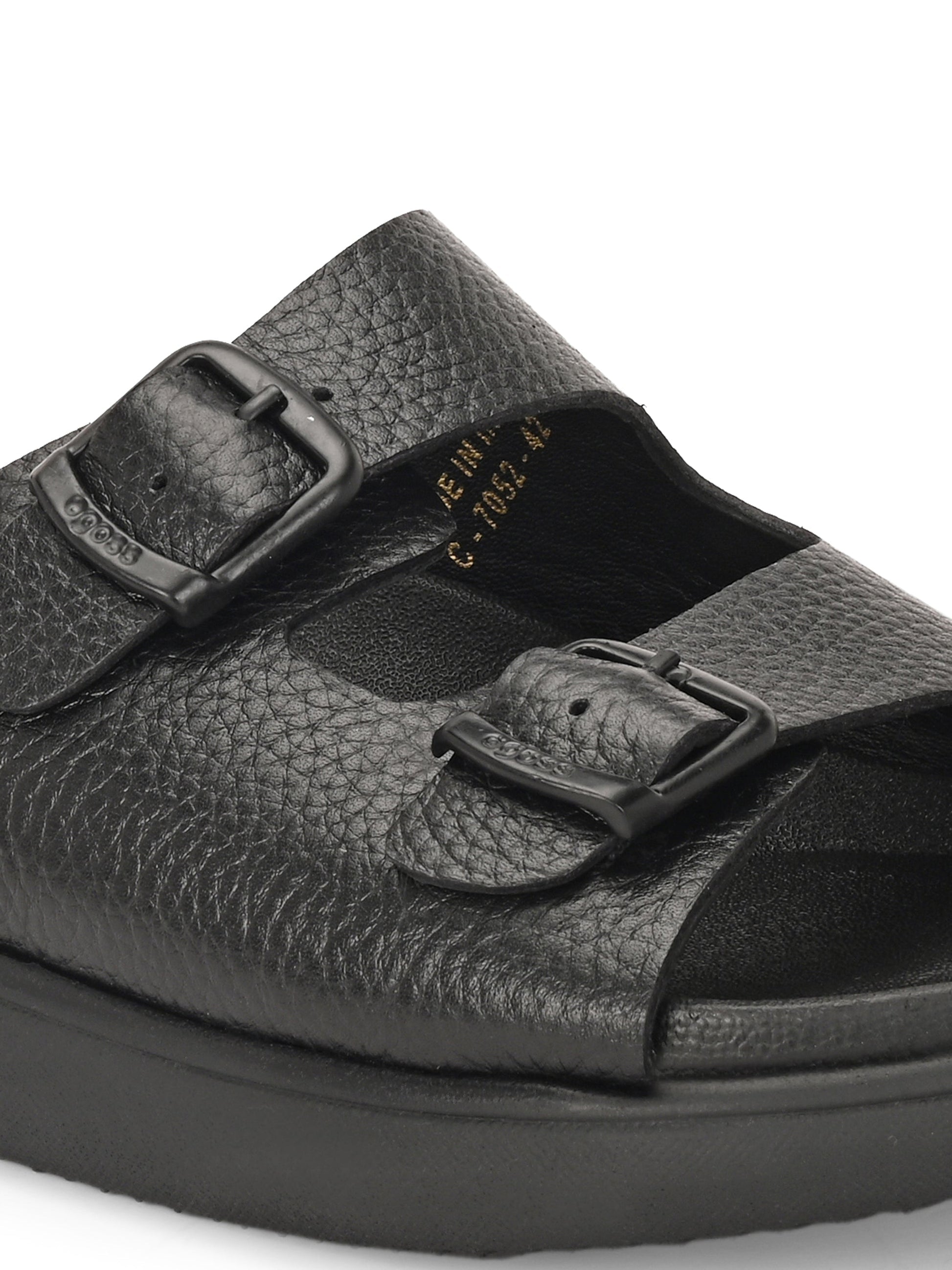 Comet Leather Slippers by Aspeerio