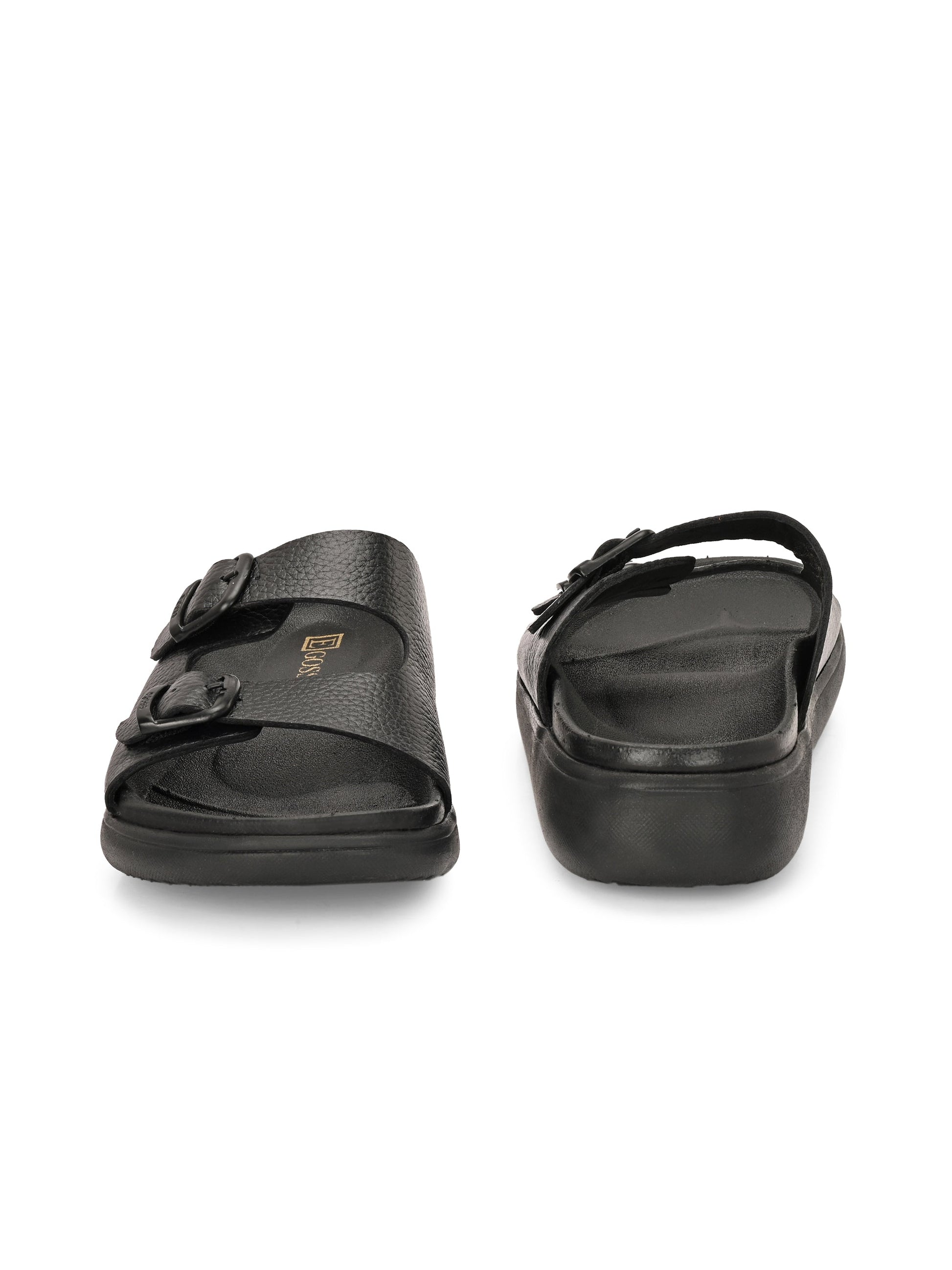 Comet Leather Slippers by Aspeerio