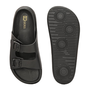 Comet Leather Slippers by Aspeerio