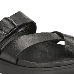 Comet Leather Slippers by Aspeerio