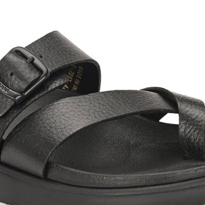 Comet Leather Slippers by Aspeerio