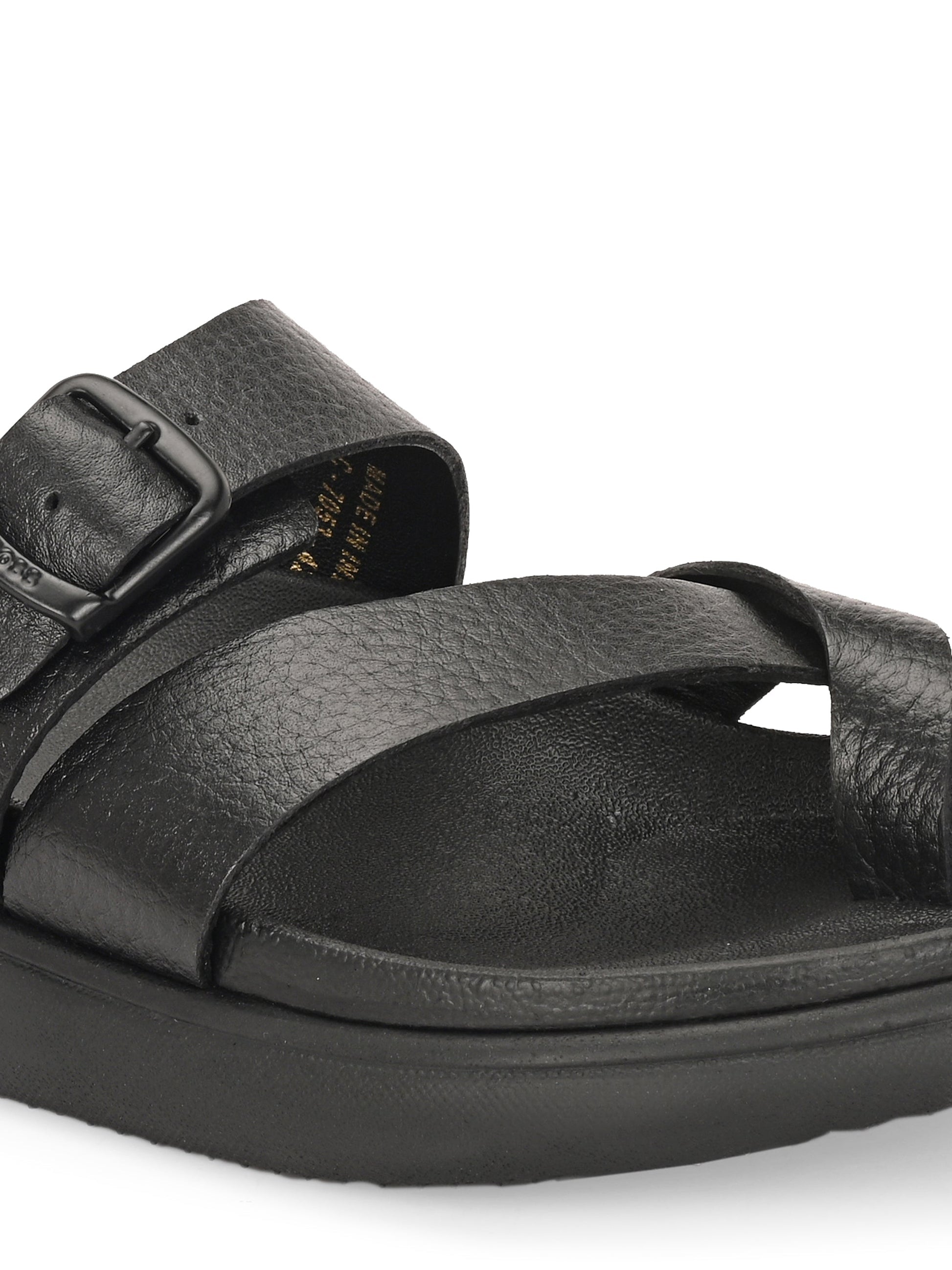 Comet Leather Slippers by Aspeerio