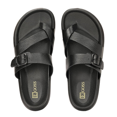 Comet Leather Slippers by Aspeerio
