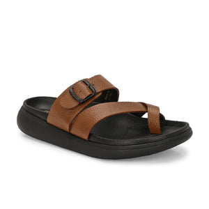 Comet Leather Slippers by Aspeerio