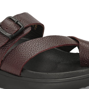 Comet Leather Slippers by Aspeerio