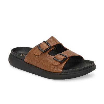Comet Leather Slippers by Aspeerio