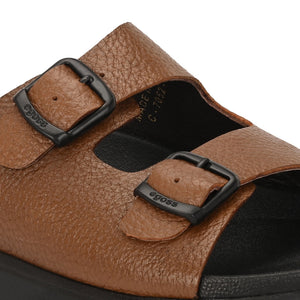 Comet Leather Slippers by Aspeerio