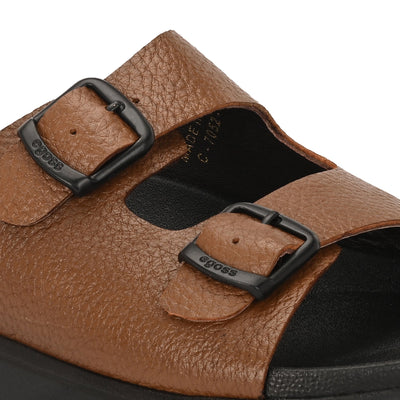 Comet Leather Slippers by Aspeerio