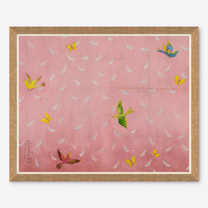 Feathers Print by Paule Marrot