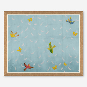 Feathers Print by Paule Marrot