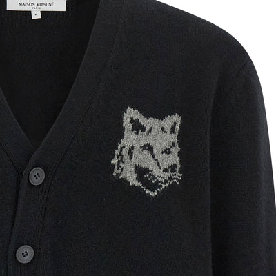 Maison Kitsuné Fox Head Cardigan
