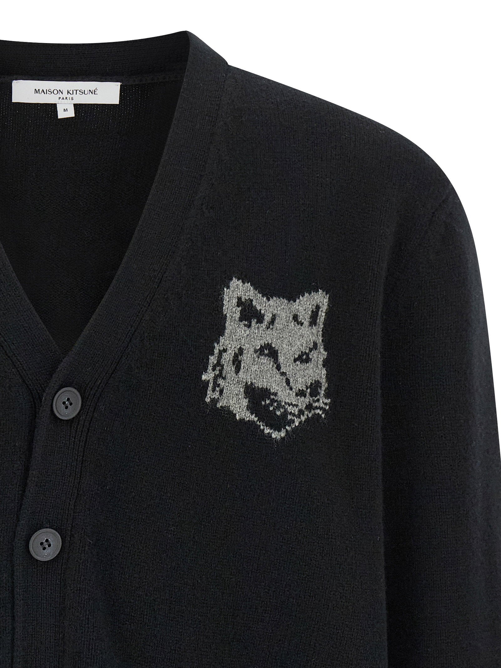 Maison Kitsuné Fox Head Cardigan