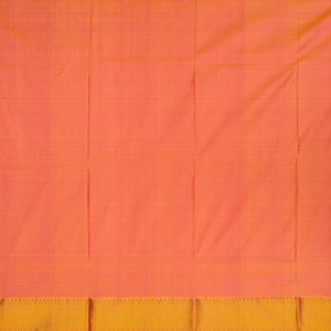 Pink Handloom Silk Pavadai Material With Mango Motifs-Pink