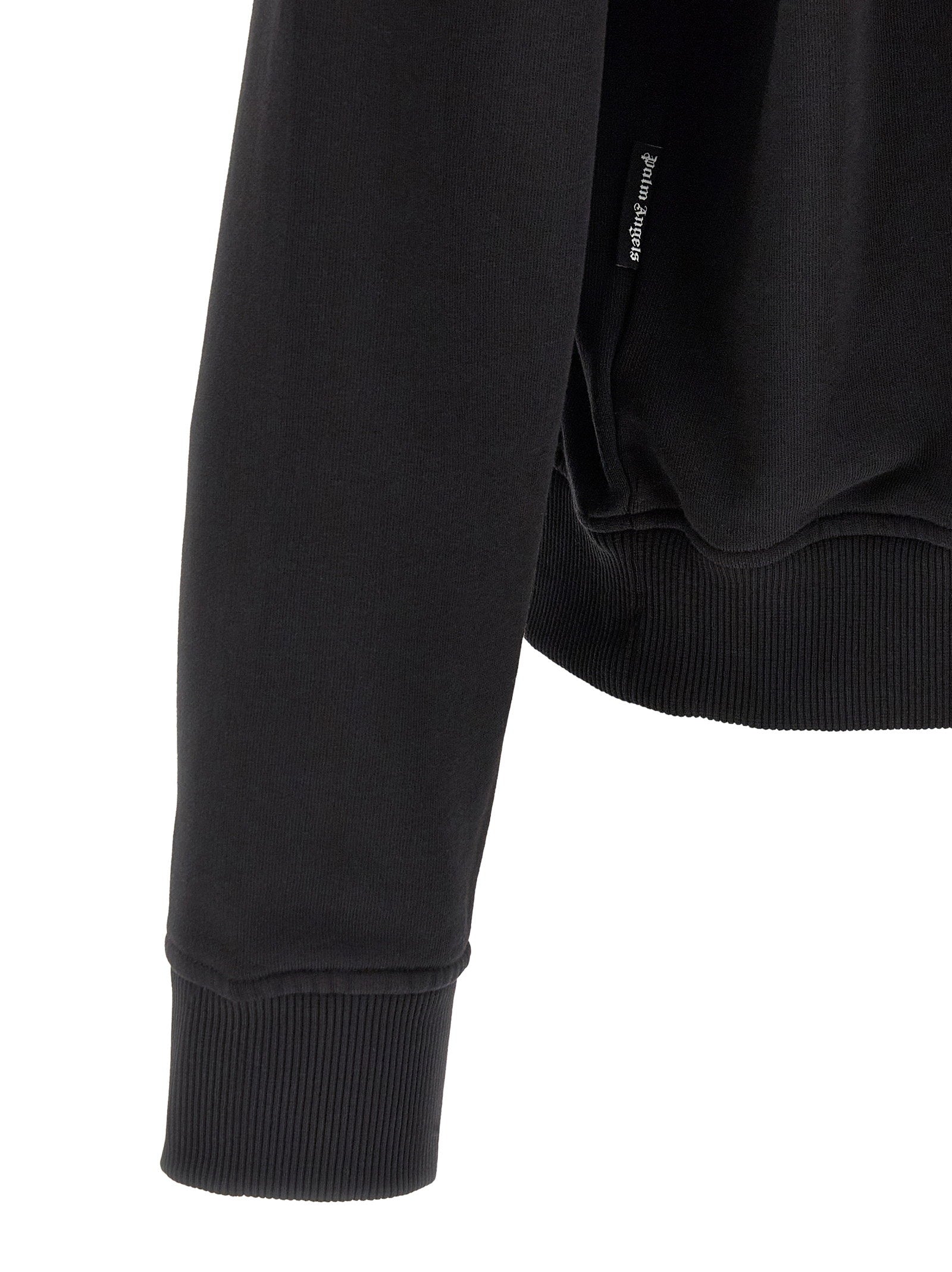 Palm Angels Back Curved Logo Sweatshirt
