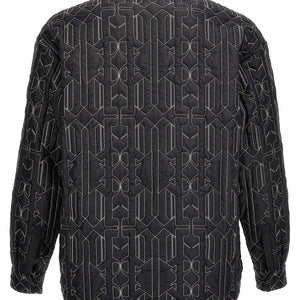 Palm Angels All Monogram Quilted Dover Jacket
