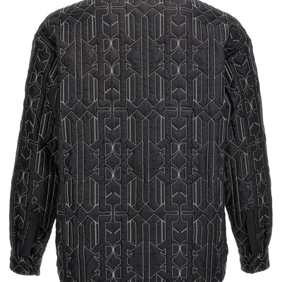 Palm Angels All Monogram Quilted Dover Jacket