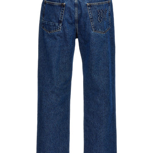 Palm Angels Lw Monogram Jeans