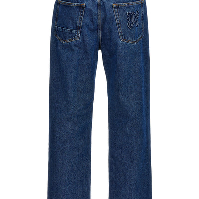 Palm Angels Lw Monogram Jeans