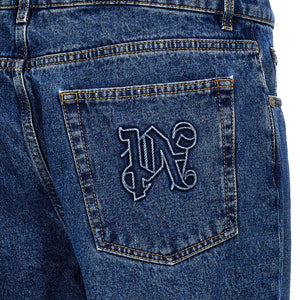 Palm Angels Lw Monogram Jeans