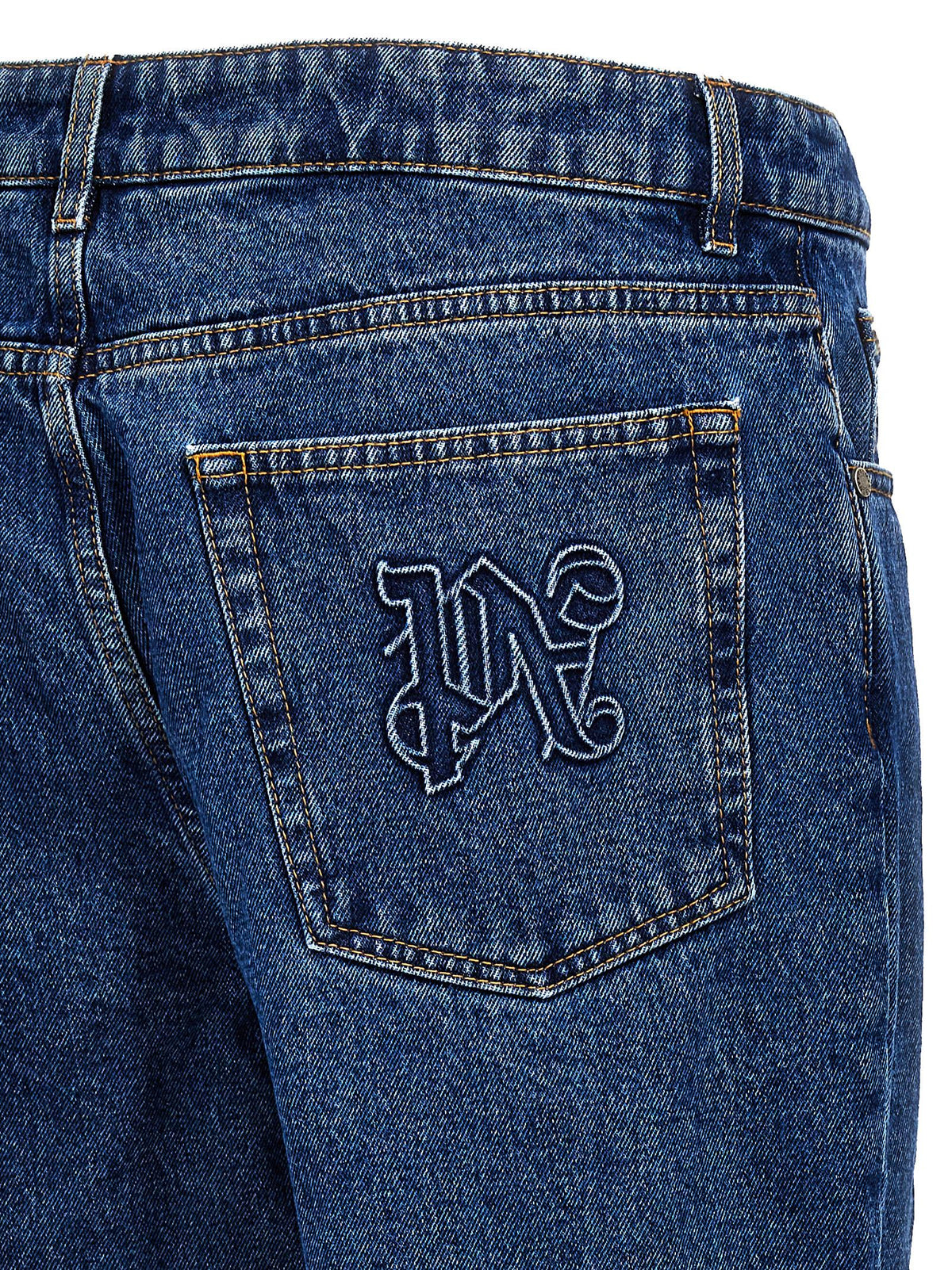 Palm Angels Lw Monogram Jeans
