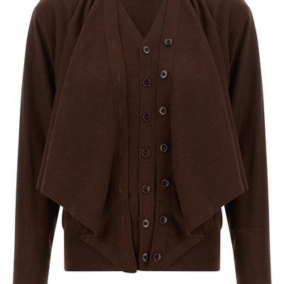 Lemaire Trompe Loeil Effect Cardigan