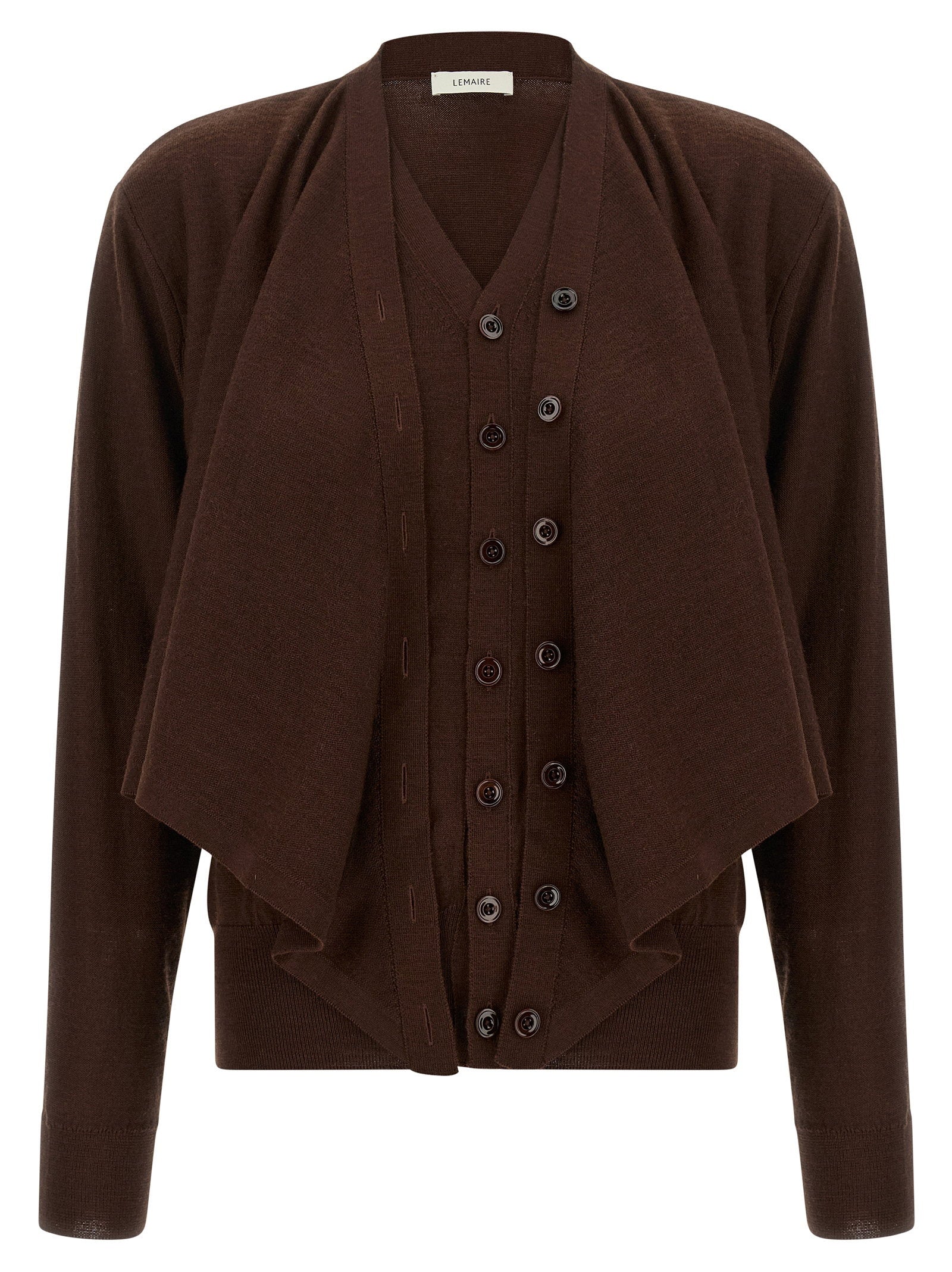 Lemaire Trompe Loeil Effect Cardigan