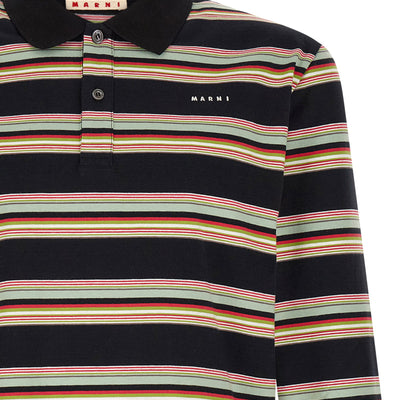 Marni Striped Polo Shirt
