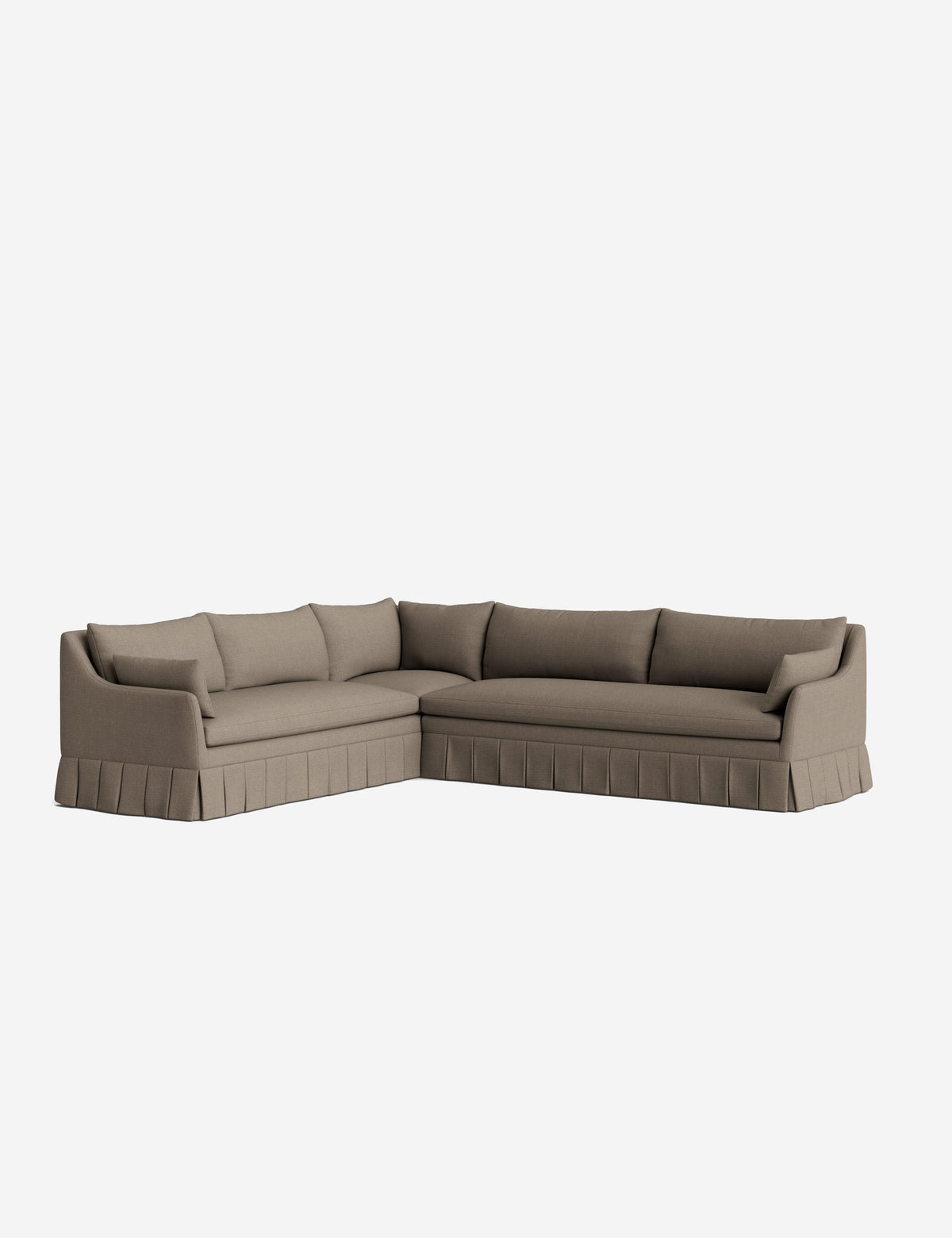 Portola Pleated Sectional Sofa