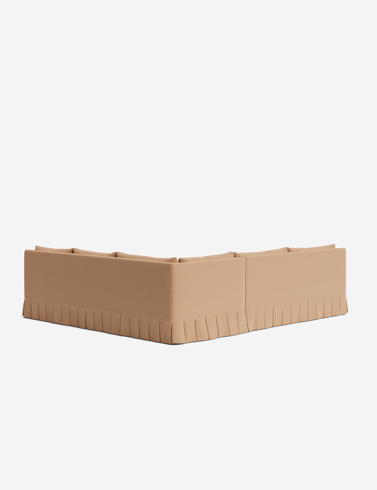 Portola Luxe Depth Pleated Corner Sectional Sofa