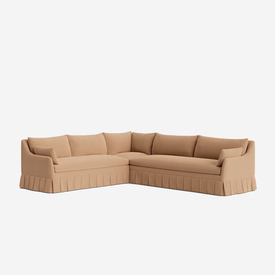 Portola Pleated Sectional Sofa