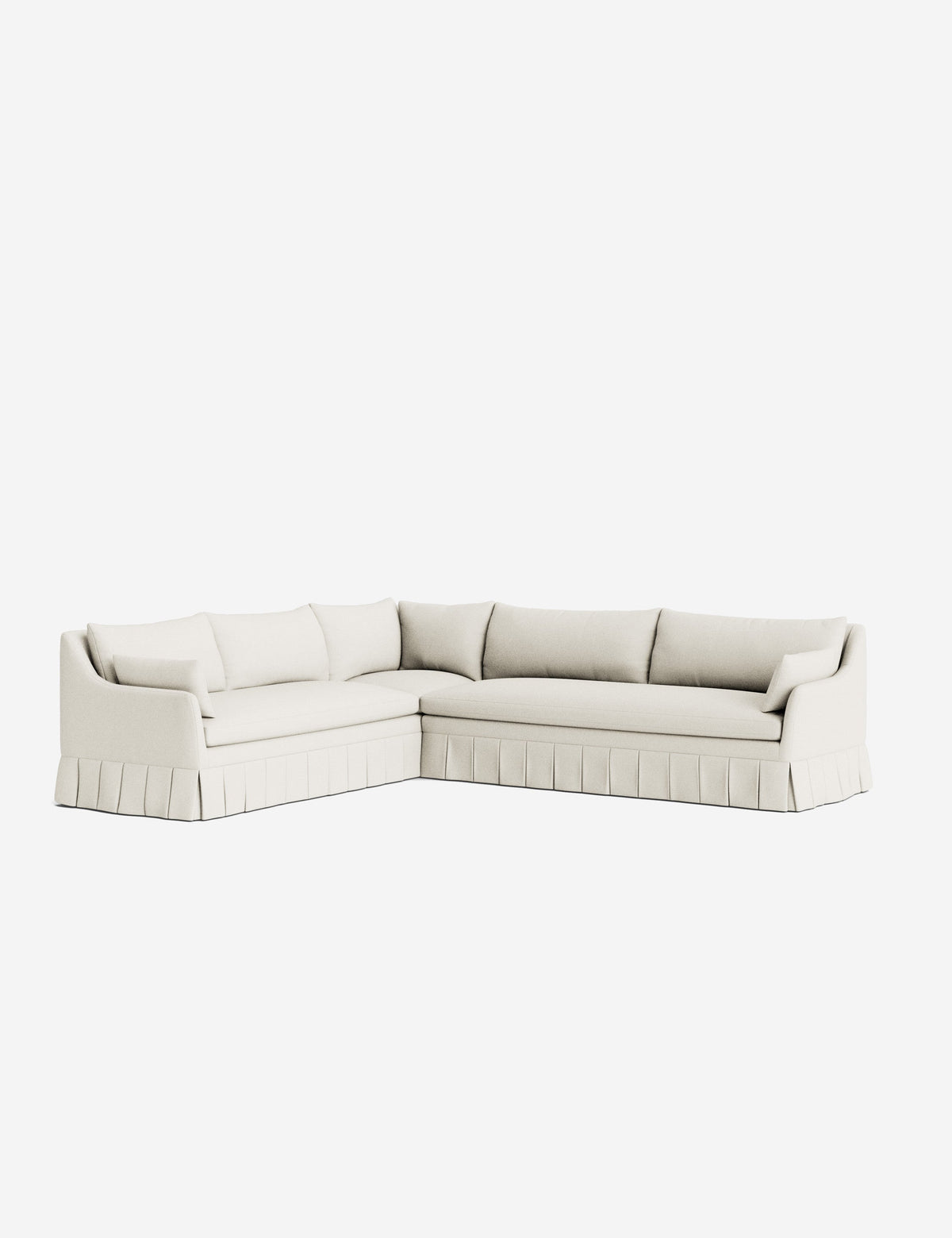Portola Pleated Sectional Sofa