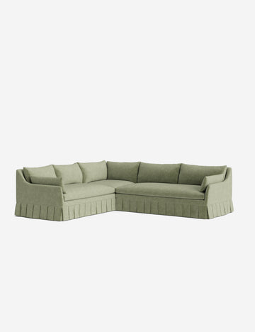 Sage Performance Striated Velvet