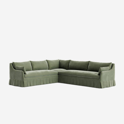 Portola Pleated Sectional Sofa