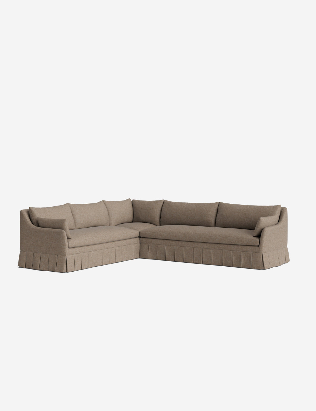 Portola Pleated Sectional Sofa
