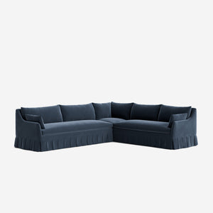 Portola Pleated Sectional Sofa