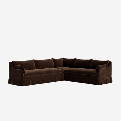 Portola Pleated Sectional Sofa