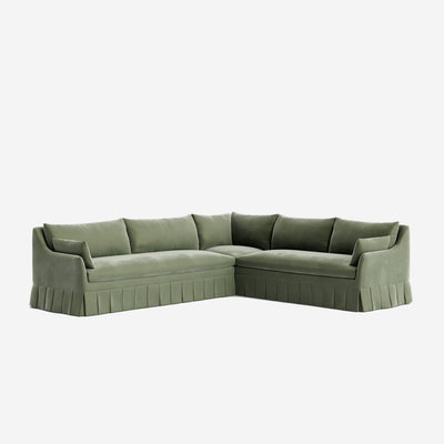 Portola Pleated Sectional Sofa