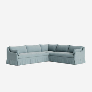 Portola Pleated Sectional Sofa