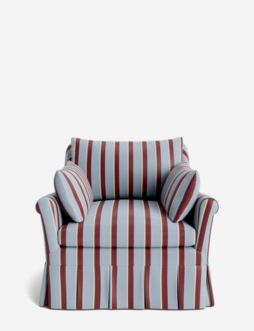 Blue/Garnet Chandler Stripe