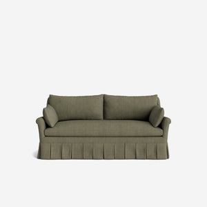 Portola Rolled Arm Luxe Depth Pleated Sofa