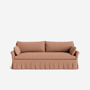 Portola Rolled Arm Luxe Depth Pleated Sofa